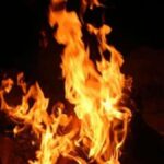 نارتھ ناظم آباد میں گاڑی میں آگ