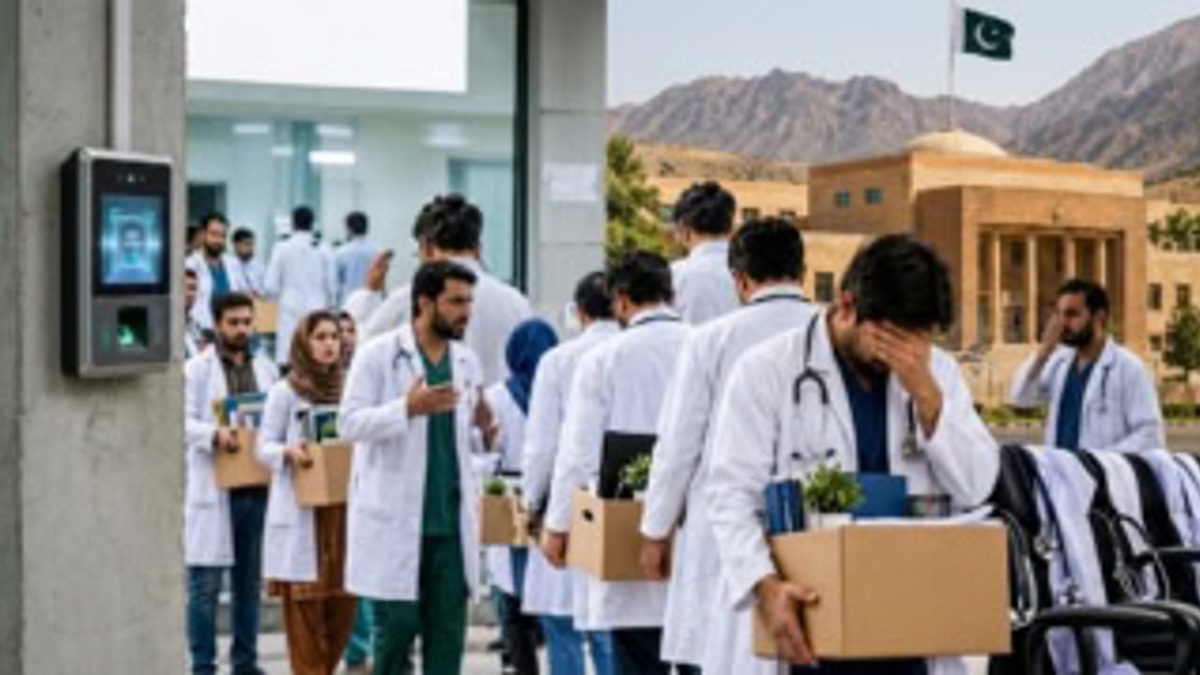 بلوچستان میں ڈاکٹروں کی برطرفی